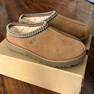 Ugg Tasman Women size 10 Chestnut Brown Braid BRAND NEW IN BOX